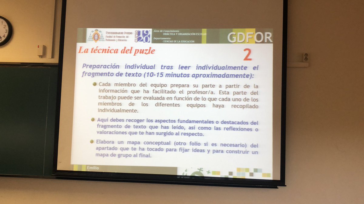 Ahora estamos trabajando individualmente