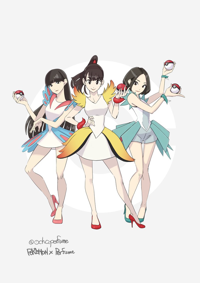 おちょ パフュームが しょうぶをしかけてきた Prfm Perfume Fanart Pokemon