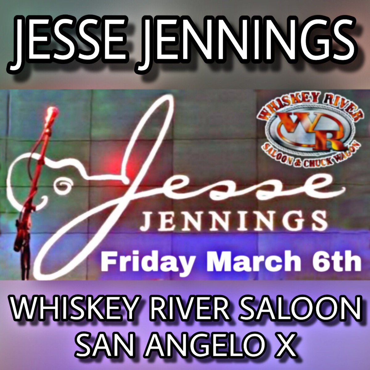 ShaiBerry's tweet photo. ⭐️ Friday 3/6: Jesse Jennings Live at Whiskey River Saloon! @mrjessejennings #texaslivemusic #livemusic #texasmusic #musicmedia #shaiberry https://t.co/ZAyS2JPUeZ