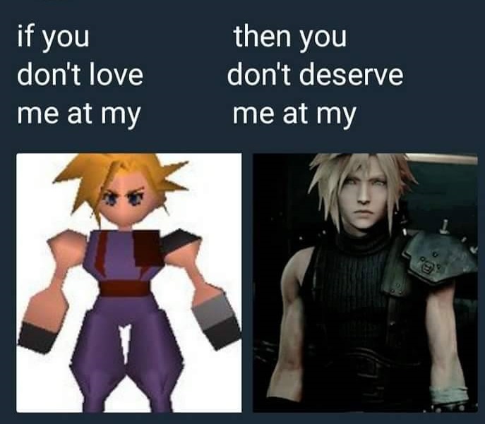 TriforceCaboose's tweet photo. Never have I played #FinalFantasy7. Tonight I'll try it for the first time. Catch me on the #FinalFantasy7demo before I go live on #Persona5.
https://t.co/rKtucu3Hx9
#FF7 #FinalFantasy #FFVII #FinalFantasy7remake #SquareEnix #FinalFantasyMeme #SmallStreamer #TFC #Sony #PS4 https://t.co/zE7WmFav24