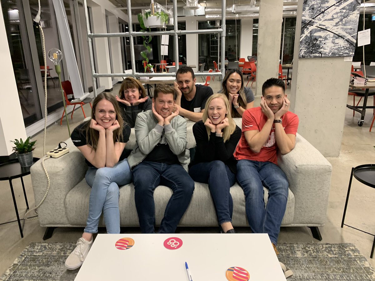 danielletorrie_'s tweet photo. THIS right here is Calgary. 40 strangers came together @StartupWeekend on Friday night with nothing but ideas. They brought passion for solving problems & endless curiosity. They challenged each other & they challenged themselves. So proud of this community ♥️ #SWYYC https://t.co/BLjzaPAKSh