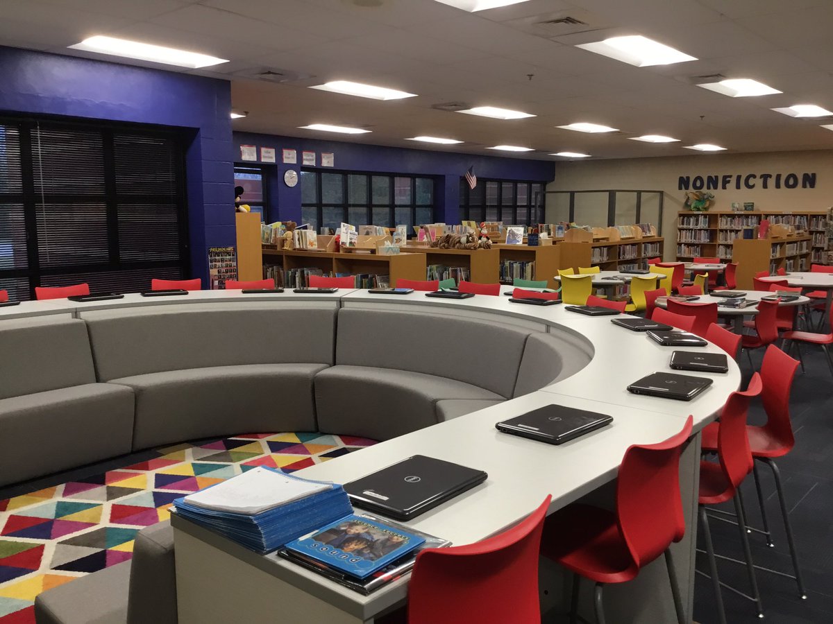 wcsCOmp's tweet photo. Excellent day in the Learning Commons @ Westwood Elementary! Students researching &amp; testing sounds, preparing for planet Expedition lessons next week, and enjoying finding fabulous books to read! Thanks for a wonderful day @wcsWESjill #WCSLearningCommons #WCSedu https://t.co/2Cv24Yb3cw