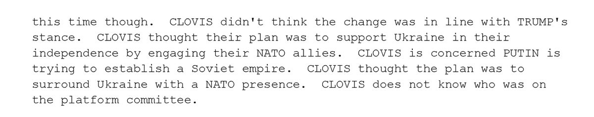 Weirdly, Clovis was worried maybe a Russian empire wasn't in the American interest. How did they let him hang out?