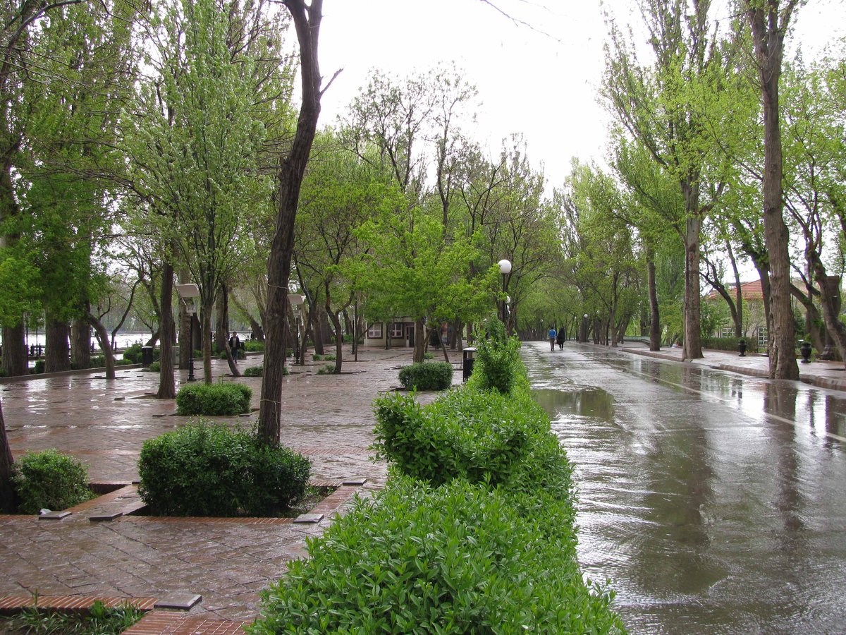 We're going to visit a park in my Iranian cultural heritage site thread this evening. El-Goli Park in Tabriz. In the center of the park is an artificial lake with a palace on it that dates back to the Qajar dynasty.