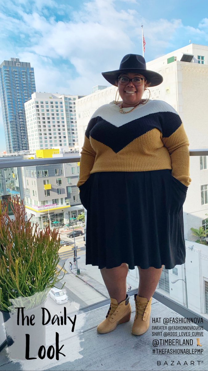 fashionablepmp's tweet photo. Fashion | This that 70degrees don’t want to be hot but not trying to catch the Coronavirus so let me rock this sweater and protect the crown with a boss AF hat type of outfit.
#edgyopulencelifestyle #thefashionablepmp #fashion #thedailylook #issavibe #lalife  #dtla #asoscurve https://t.co/yMTmPt7WAJ