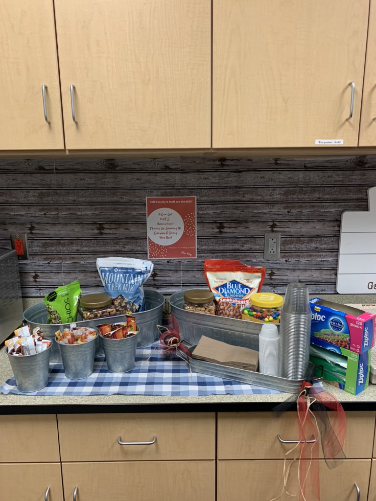 A little welcome to Monday @ EMS for faculty  and staff! #partofthepride