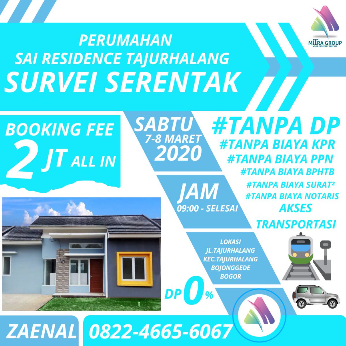 Ayo siapa yg belom punya rumah..dan yg lagi cari rumah.. survei aja kesini cuma modal 2juta bisa punya rumah modern..!!