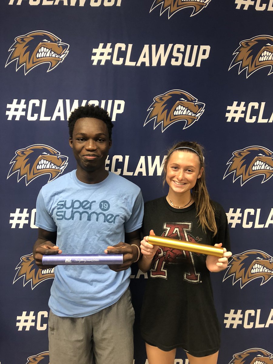 Wolverine_Track's tweet photo. Congrats to West athletes of the week Caroline Spendio and Welly Faddis.
Caroline ran on the 4x800 and 4x400 that broke school indoor records. (Her 1st track meet ever)
Faddis placed in 4 events, setting 3 indoor PRs & broke the school indoor record in the 200m.
#WestTrack https://t.co/ph6NwIUsnI