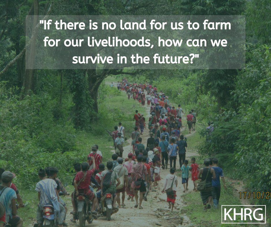 khrg's tweet photo. #KHRG latest field report is now available. 
In this report, we have documented a strong presence of the Tatmadaw, continued activities by economic actors impacting the livelihoods of civilians, as well as several other abuses. 
Read the full report: https://t.co/pNzSMBvhAR https://t.co/ji6ZgzBHWM
