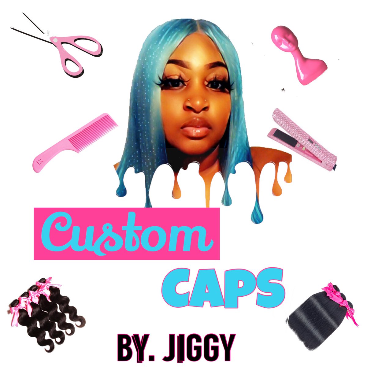 jiggy_reyd's tweet photo. Come shop with #CustomCAPS get you a HANDMADE great quality wig full bundles all texture and all inches with frontal or closure including 613 Styles cut & colored if prefer going to be already on hand if i don’t have what you want you can pre order or can #BYOB #FREEinstall https://t.co/zvc5TQPGGQ