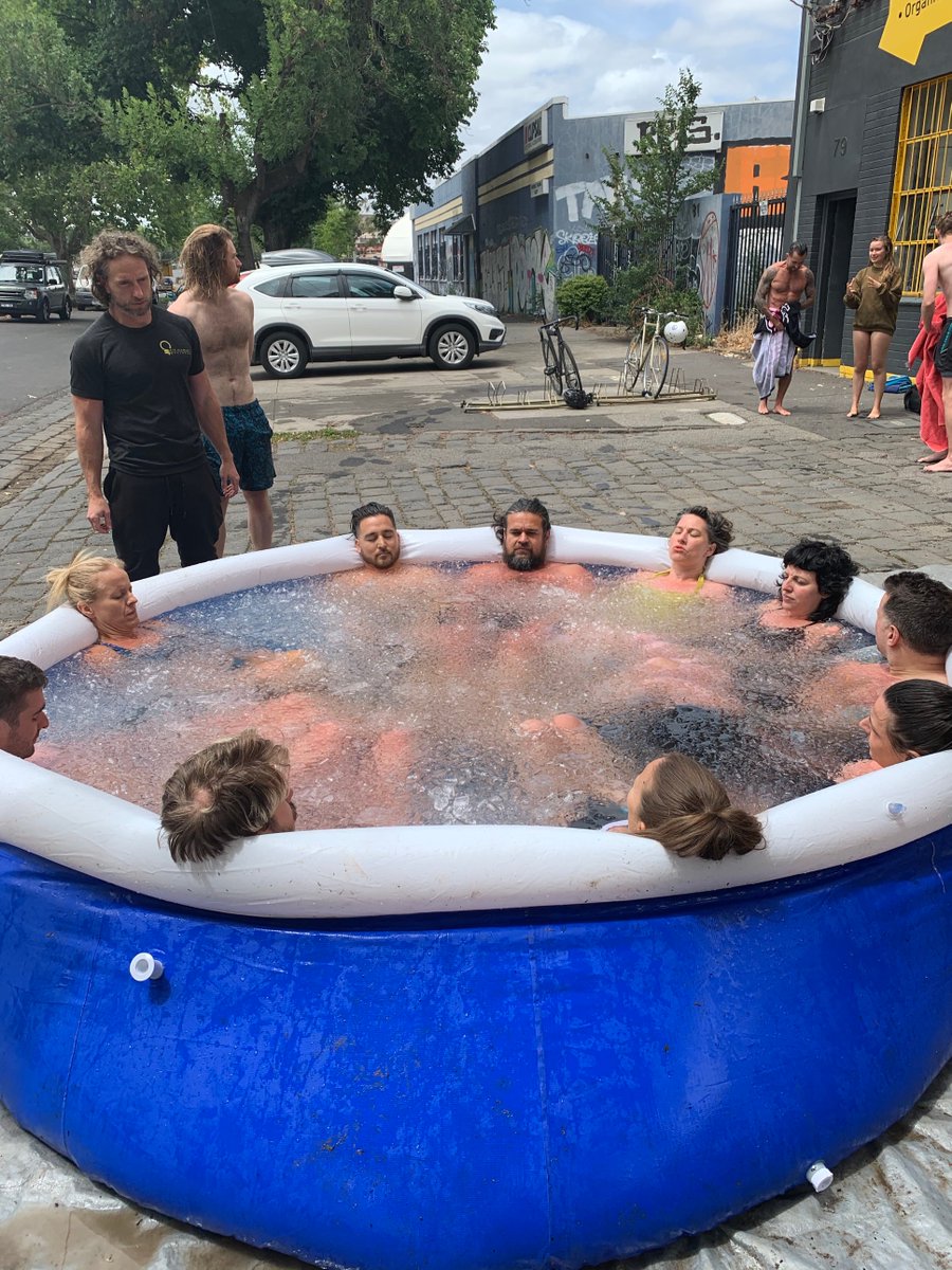amandapalmer's tweet image. PATRONS of MELBOURNE! i threatened and i made good on it!!! we are gonna do a community ICE BATH just for patrons this weekend - all $$ to bushfire charity. only 40 spots. it will change you. i swear. come. info: patreon.com/posts/34539025