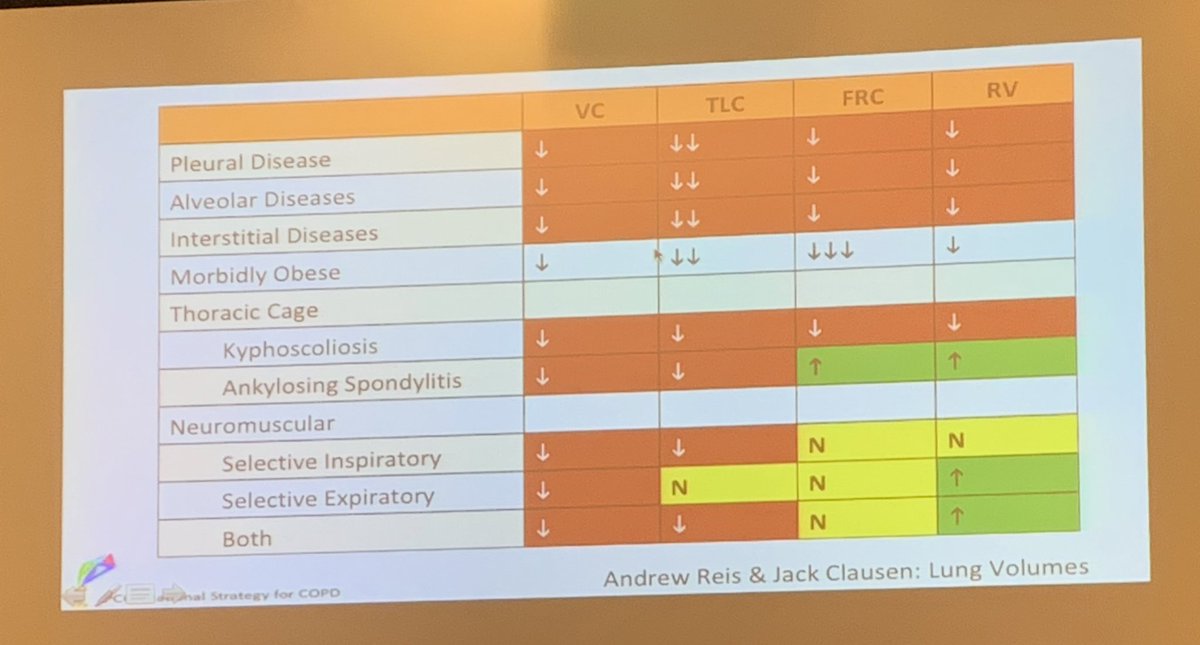 levelofcarina's tweet photo. Simplified table on lung volumes and capacities during Dr Trinidad’s physio talk! 🧐 #pccp2020 https://t.co/mLN1AQKueo