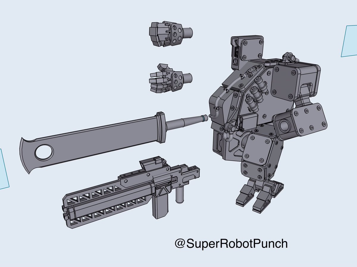 SuperRobotPunch's tweet photo. Finished a pass on the gear. @RailCannon https://t.co/juOrhEp97j