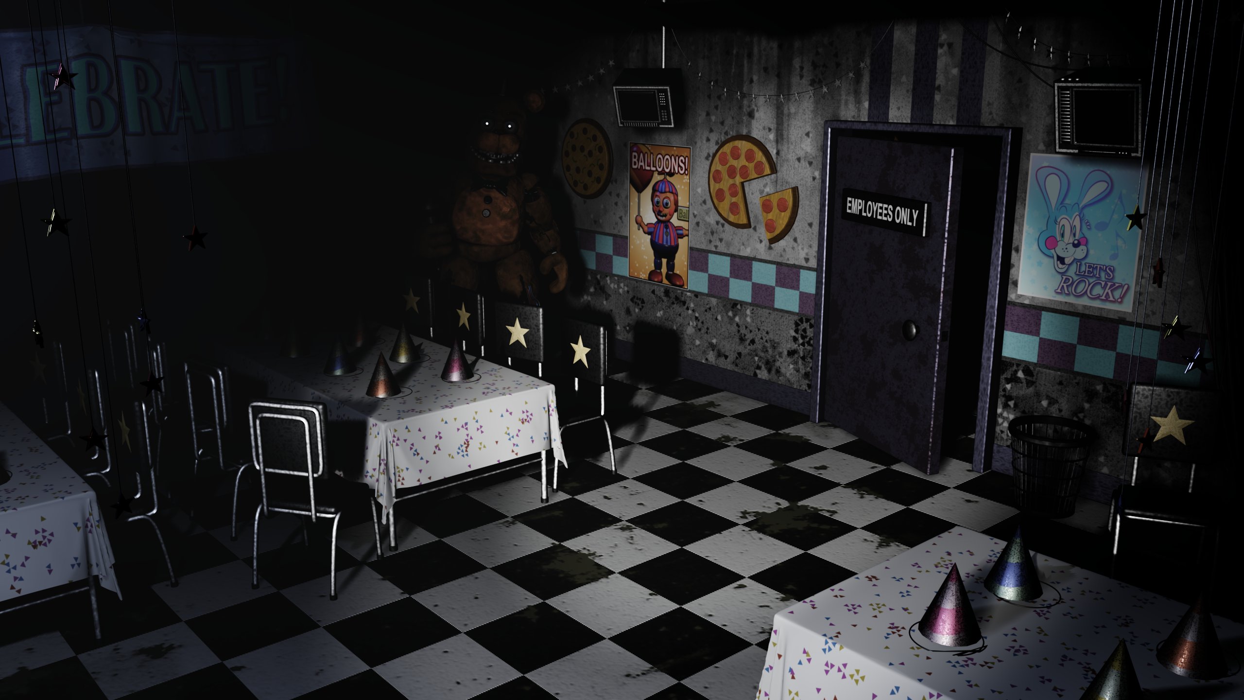 Fnaf sources. ФНАФ 1 пати рум. ФНАФ 2 пати рум 2. Fnaf2 Cameras partyroom. Комната ФНАФ 1.