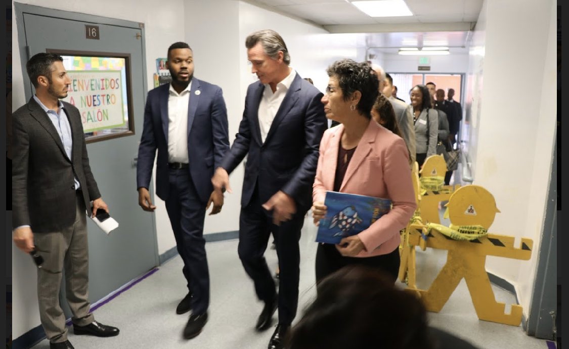 MichaelDTubbs's tweet photo. Thanks again to @GavinNewsom for visiting Stockton today to support #Prop13 which would authorize $15 billion for construction and modernization of schools and college facilities in California. https://t.co/TS86Gl47h4