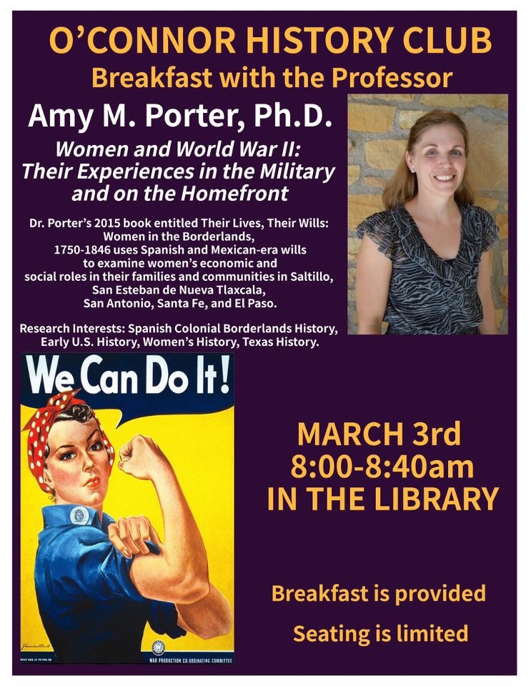 HistoryOhs's tweet photo. Women in WWll with professor Amy M. Porter, how exciting!! 👩‍🏫💪 #womenpower https://t.co/nsNci7kffy