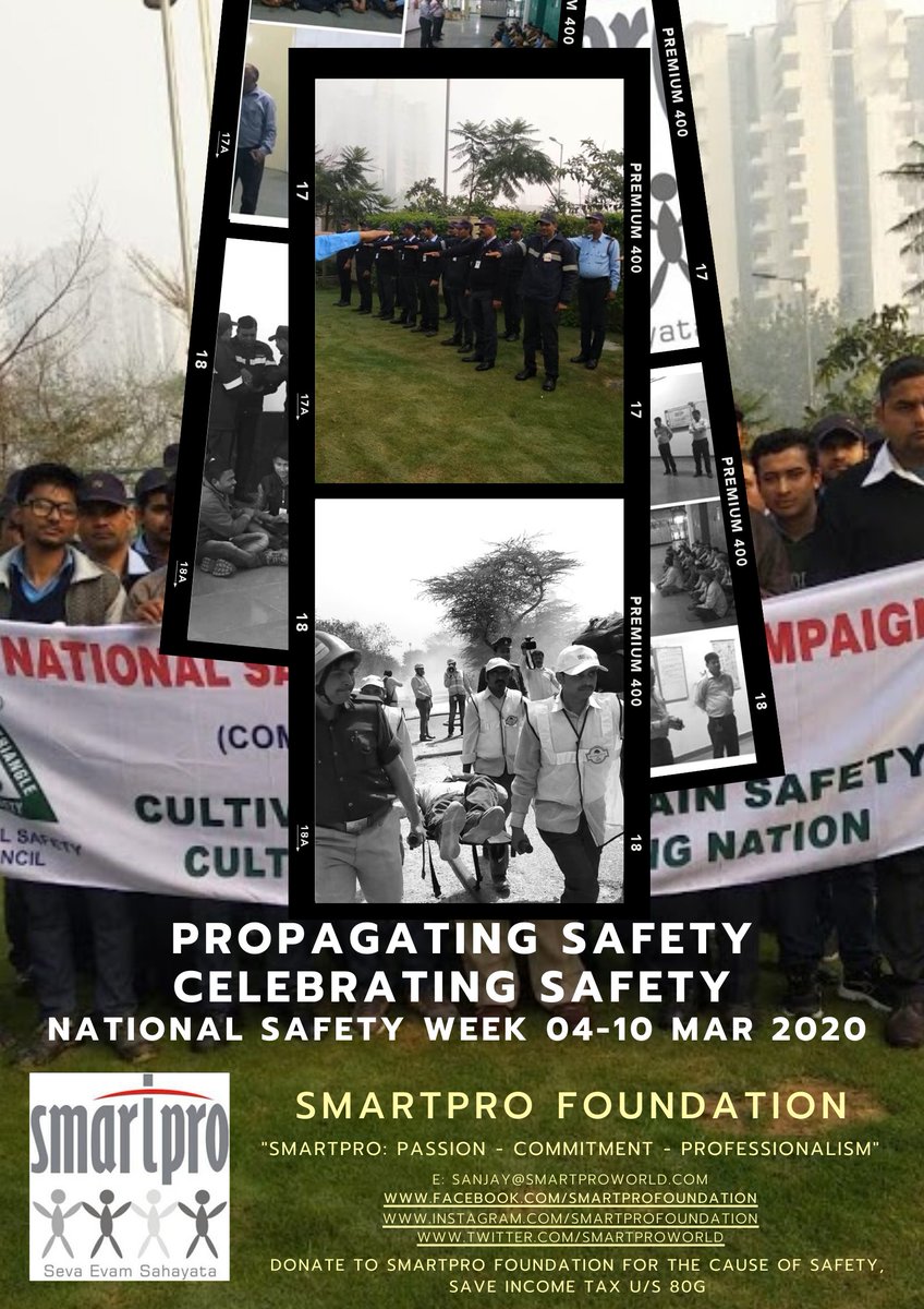 smartproworld's tweet photo. @smartproworld Propagating the concept of safety amongst workers in industrial establishments through its unique initiative of conducting a inclusive event everyday during 04-10 Mar 2020 with the aim of inculcating a habit of safety amongst workers. #CommunityCapacityBuilding https://t.co/j6HjJsi5LU