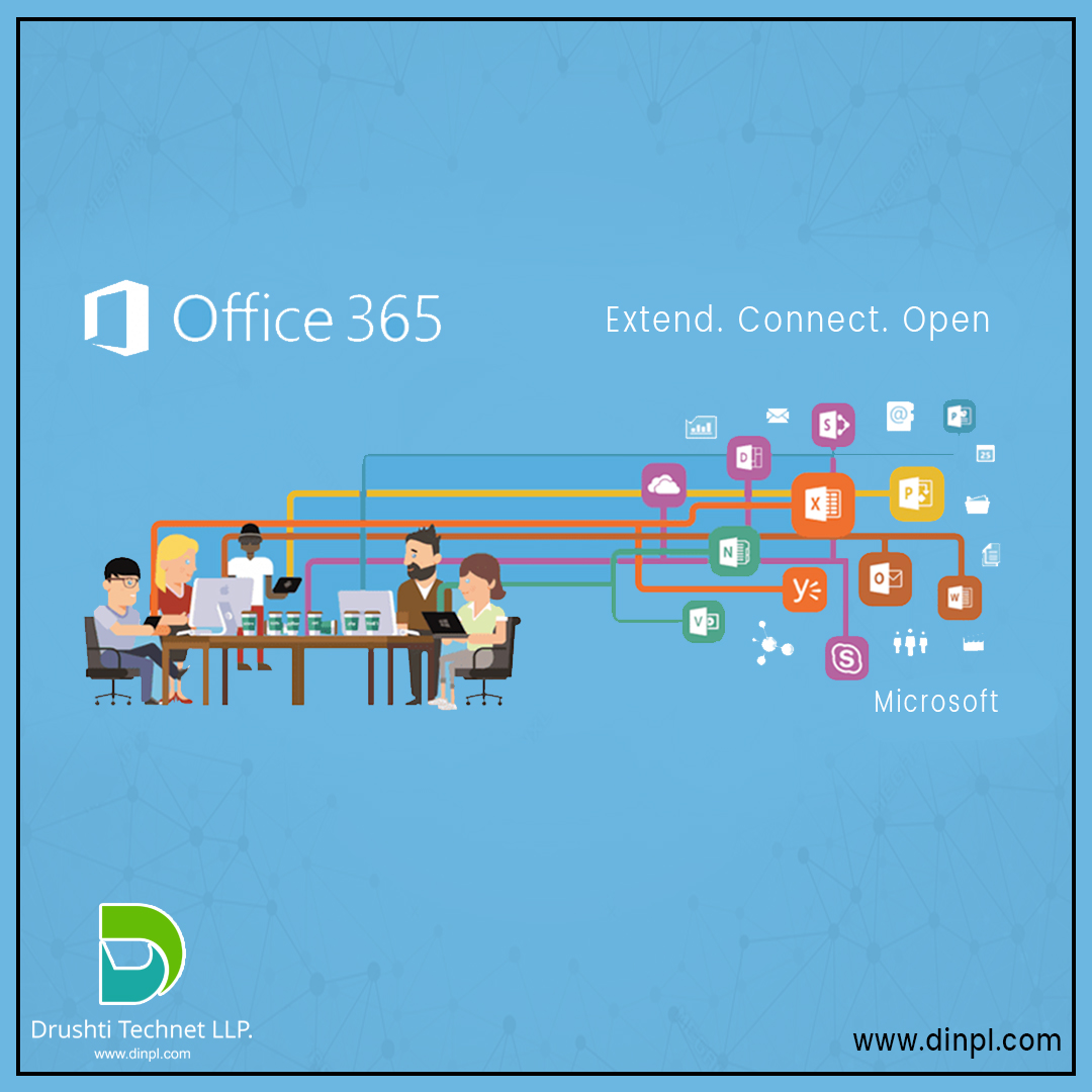 DrushtiNet's tweet photo. #Microsoft_Office_365 is a suite of #cloud-based productivity and collaboration applications that integrates all Microsoft’s existing online applications. Get in touch with us or visit https://t.co/FmyDRTeKCR to know more! #business #enterprise   #Drushti #drushtitechnetllp https://t.co/UhvMIwNjAl