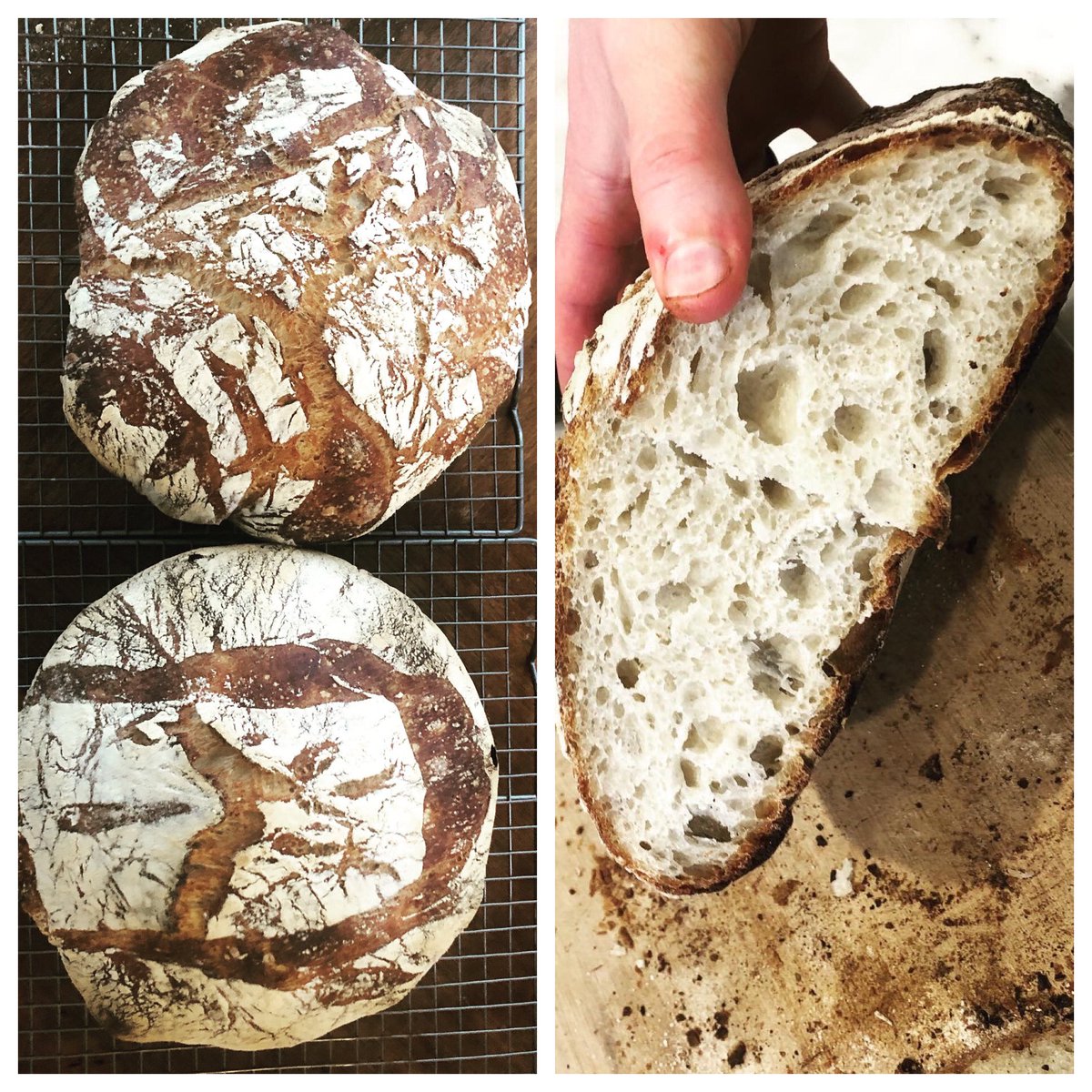 PracticallyLabs's tweet photo. What do you guys like to do when you aren’t developing killer apps/games? I recently started baking bread with my spare time. Super relaxing and extremely tasty here’s a pic. #gamedev #hobbies #indiedev #vrdev #boule #breadbaking #chilltime https://t.co/mQE5PpVGWr