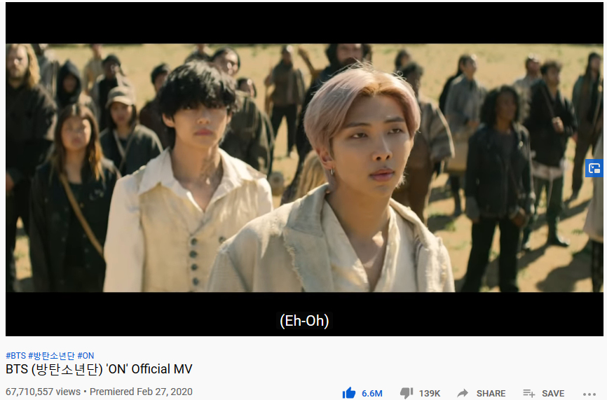 vi_miins's tweet photo. @BTS_Billboard @BTS_National @BTS_twt always streaming on youtube🥰🥰🥰🥰
#BoyWithLuv #BestFanArmy 
#BestMusicVideo #iHeartAwards
@BTS_twt #ON #ON3rdWin https://t.co/7JyhZKEK0p