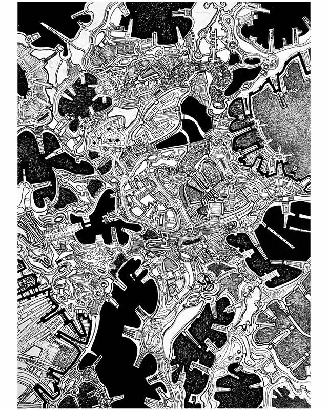 NullsetOver's tweet photo. Shadowcity - fragment 200302
.
.
.
.
.
. #conceptartist #inkart #inkdrawing #markersketch  #handdrawn #cyberpunk #cyberpunkart #cyberpunkaesthetic  #cyberpunkstyle #fantasyart #penart #inkonpaper #sharpieart #drawingsofinstagram #scifiart #scifiartist #f… https://t.co/BNq7mNXm18 https://t.co/aPZ7RkK7Tb