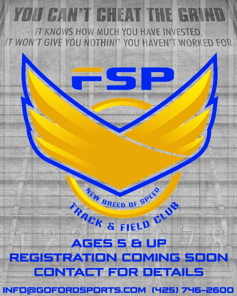gofordsports's tweet photo. 🚨ANNOUNCEMENT ALERT🚨

WE ARE PROUD TO ANNOUNCE THAT FSP IS OFFICIALLY STARTING OUR YOUTH TRACK CLUB THIS SPRING!

⭐️ages 5 and Up! Boys and Girls!

🔥REGISTRATION OPENS TOMORROW! AN SPACE WILL BE LIMITED!

#fspnewbreedofspeed  #USATF #FSPTrackClub #TeamAdidas #CantCheatTheGrind https://t.co/kDwei1sMRl
