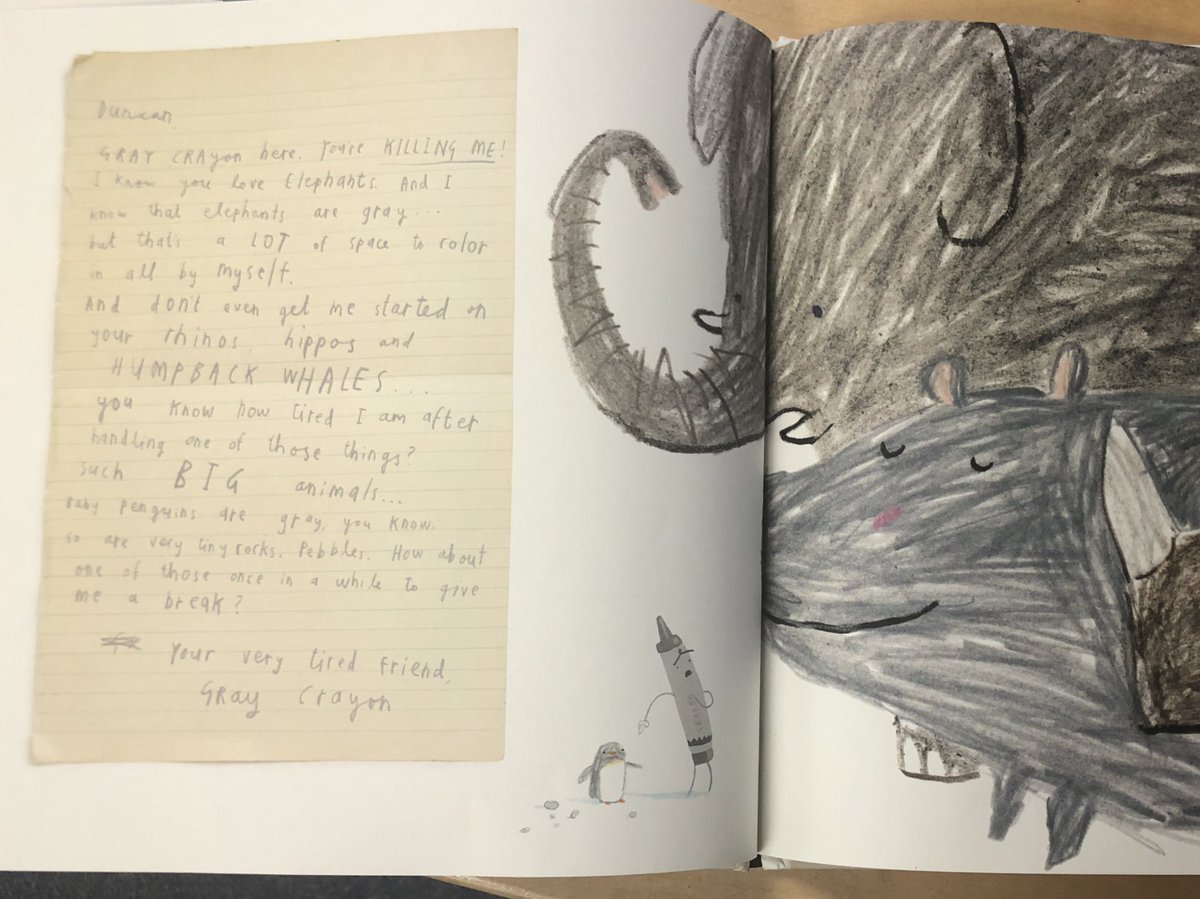 Kicked off the day allowing my students to relate to the crayons in “The Day the Crayons Quit”! Change is hard, emotions are real, and they are tired from working hard this year! Perfect Monday encouragement to recharge and remind them of what they are capable of 🖍🤍 #bearshine