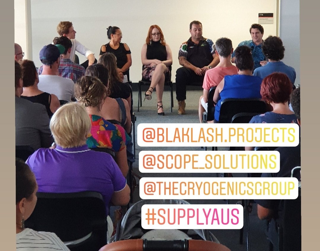 ImpactBoomOrg's tweet photo. Indigenous Business panel on the last stop of the #Socentbustour. Developing relationships to create meaningful #impact.
@BlaklashProject #thecryogenicsgroup #scopesolutions #supplyaus
Chaired by @TomAllenDesign
of @ImpactBoomOrg.
#socent #socialimpact #indigenousbusiness https://t.co/inPf2lfnVb