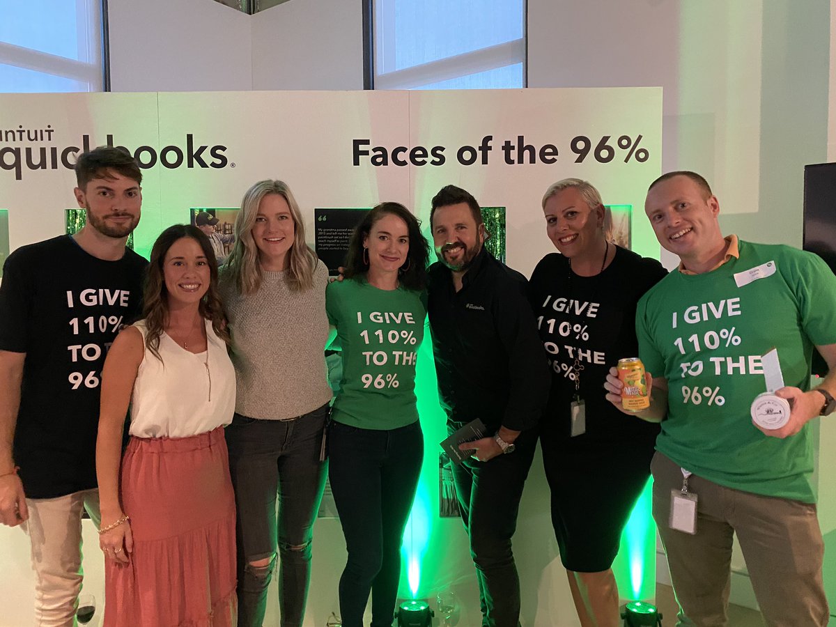 VanessaBosnich's tweet photo. So thrilled to be launching our new campaign #backingthe96 @QuickBooks @QuickBooksAU @Intuit @DraytonMe @ChaselingSteve @GAQuick @just_dueck #SMBs #Aussiebusiness @VanessaIntuitAU #cloudaccounting @ChelseaB_Syd https://t.co/sunyHLs6Dd
