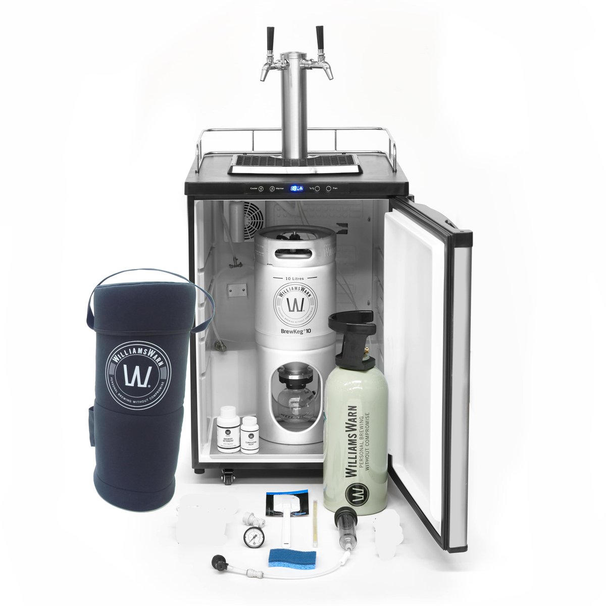 How sweet would this little set up look in your home? Brew 10L of your very own beer or cider and dispense it in style through the taps on the sleek Kegerator. It's what dreams are made of... #jointhebeervolution

Check out all of our starter packs here: bit.ly/2QJ5JNe