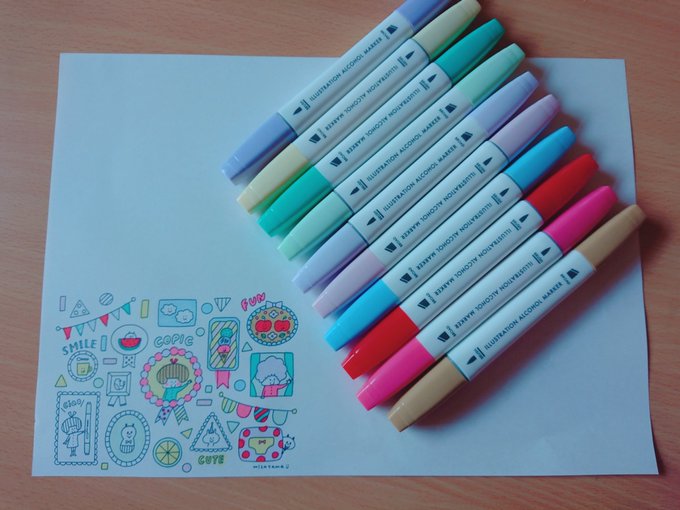 100均マーカーを比較 イラストに使えるコピック風マーカーのおすすめは 2ページ Rootsnote