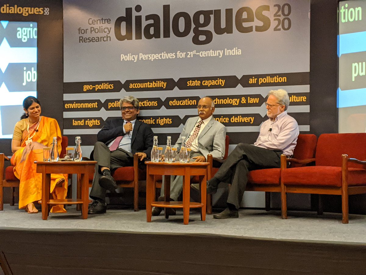 CPR_India's tweet photo. A glimpse from the panel discussion on Tracking Government Spending: Challenges in Social Policy Financing at #CPRDialogues2020 ft Jeffrey Hammer @EmergingRoy @avani_kapur @Raghubytes at #CPRDialogues2020
Join live: https://t.co/NVyj5YXqcA
Digital Partner @ThePrintIndia https://t.co/gbkflL2Uac