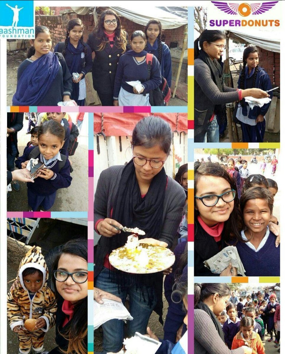 vjamanpreet's tweet photo. Super Donuts sharing their superness with the underprivileged students of Aashman Foundation 💙 #vjaman #aashmanfoundation #superdonuts #chandigarh #csr @AashmanFoundat1 https://t.co/HJTeDx4ekv