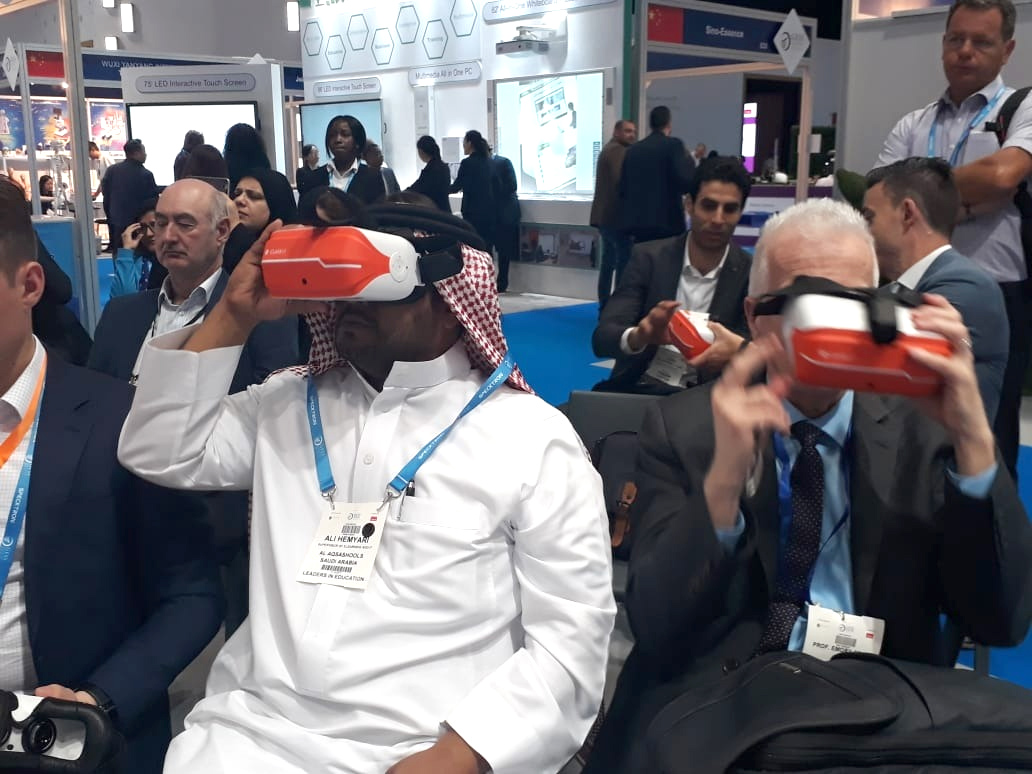 granteq's tweet photo. ClassVR & Granteq was at the recently concluded Global Educational Supplies & Solutions (GESS) in Dubai, which evoked huge interest in @ClassVR #VirtualReality #ClassroomVR #VREducation #ClassVR #VirtualClassRooms #AugmentedReality https://t.co/6mb33PoxD8