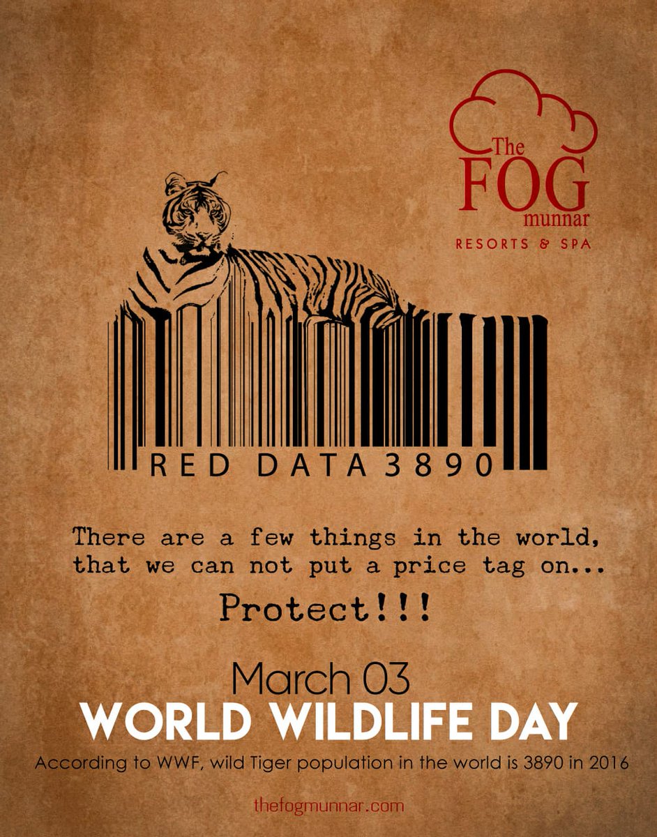 thefogmunnar's tweet photo. Today is World Wildlife Day!
There are a few things in the world, that we can not put a price tag on, Biodiversity loss in our planet must be addressed.
https://t.co/vLs7T5xlJK
#munnar #visitmunnar #Travel #visitkerala #keralatourism #nature #wildlife #worldwildlifeday https://t.co/EPnyKPj0mT