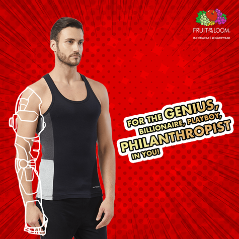 FOTL_India's tweet photo. A certain iron man wore this black vest when he built his first suit in a cave. Do you share his spirit? Be #TheLoomHero and show it off to your friends!
#TuesdayVibe #TuesdayThoughts #StartHappy https://t.co/xxA8yVldbR