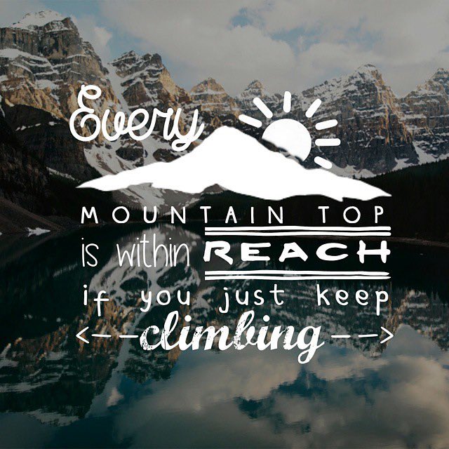MrsNorris18's tweet photo. The journey is what makes us the unique individuals we all are. Go your own way, the summit is yours for the taking. There are no limits to what you can do. #nolimits #growingfuturegenerations https://t.co/0IqMYrcEX3
