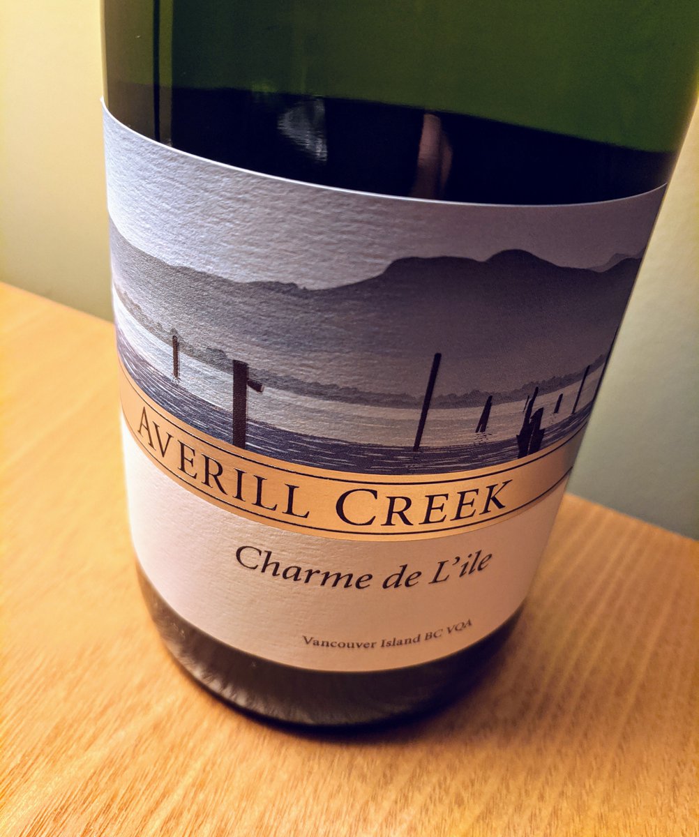 Next week we are joining with the Australian Wine Appreciation Society for a Side By Side dinner <a href="/forageVancouver/">forage</a> <a href="/ListelVancouver/">The Listel Hotel Vancouver</a>. This crisp Charm de L'ile from Averill Creek will start the event!
