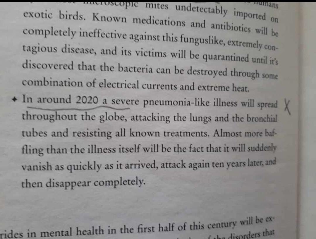 PullenShanice's tweet photo. A novel published in 1981 unveiling the predicaments which are being experienced in the present day #CoronaOutbreak https://t.co/8BCloOEJSl