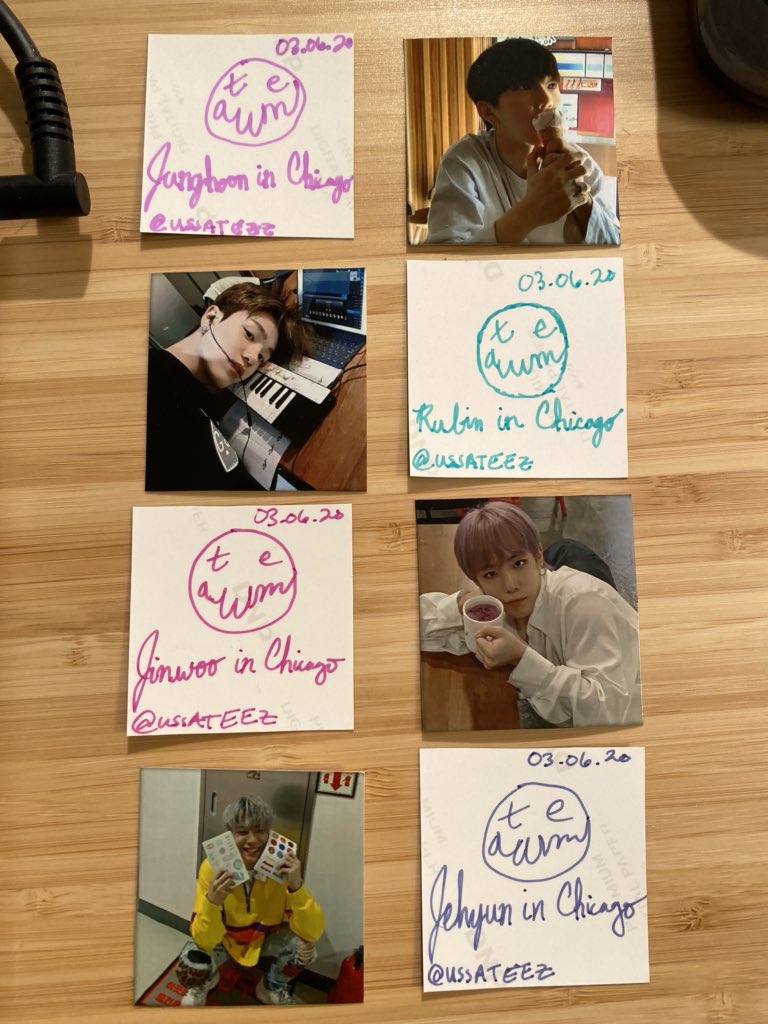 USSATEEZ's tweet photo. #1TeaminChicago freebies update !!
i decided not to print more of these specific pics as βpolaroidsβ so instead, if u want one of them, theyβre only available in squares ! thereβs only 5 (FIVE) of each so itβs FCFS
just show that you RT/Liked when u find me if u want one π https://t.co/V8INFF73SG