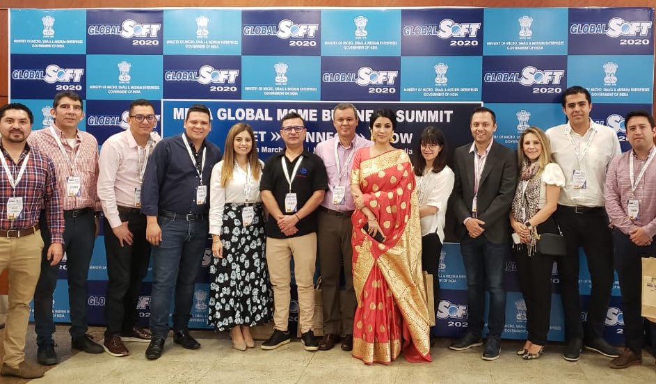 mcshivanisen's tweet photo. Almost 60 Countries participating & attending #IndiaSoft #GlobalSoft 2020 #exhibition & #conference .
#Hyderabad and I are honoured to host this global event 2nd year in a row.
The organisers explicitly thanked Govt of Telangana for their support. @TelanganaCMO #Namaste 🙏 https://t.co/23Q1RcbjzY