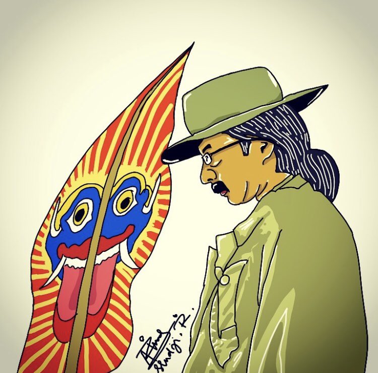 sudjiwotedjo's tweet photo. Mari stop ikut2an saling menyalahkan dalam menghadapi Corona. Yuk fokus mempertahankan kewaspadaan setiap kita, sebagaimana kita ud terbiasa waspada menyambut Malaikat Maut, malaikat yang sudah menyebar jauh sebelum muncul Corona versi baru 2020 (gambar IG @_.kala_dji_rahwana._ ) https://t.co/ob9y0BCXJ5