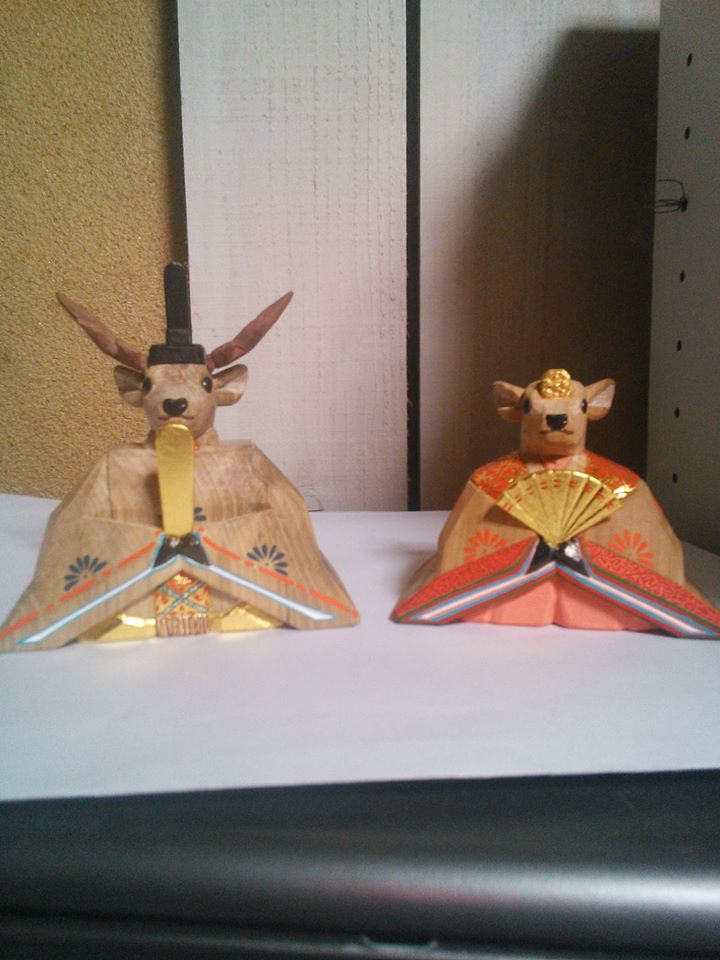 奈良一刀彫　立雛２号　青紫園 晃 作　その② 奈良一刀彫 立雛2号 青紫園 晃 作 奈良人形一刀彫 作家の会 على X