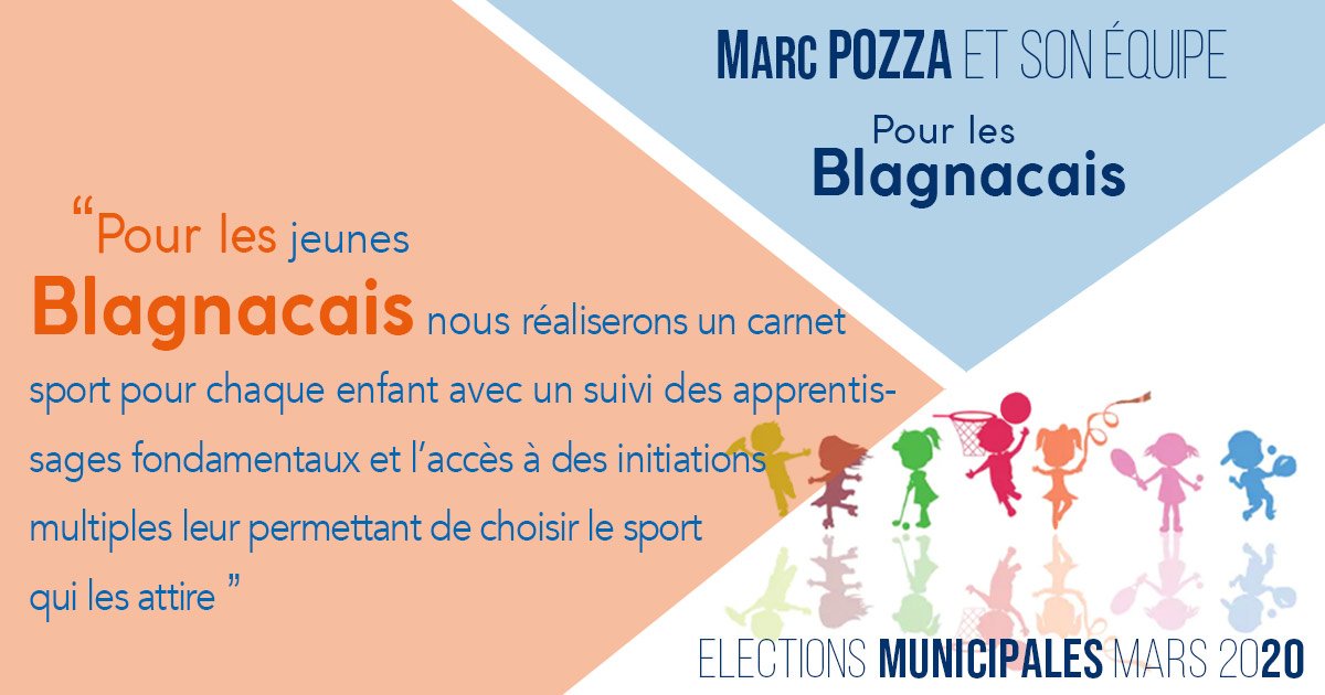 PLESBLAGNACAIS's tweet photo. ➡️[ENGAGEMENT] #24
#Enfance #jeunesse 👫👭
#Sport
🥎🏀🏐🏈🏉⚽️🎾🥅🥊🥋⛸🎽🎣

Nous accompagnerons nos enfants vers la pratique d'une activité sportive et dans le choix d'un sport qui leur ressemble.

#Municipales2020
#MarcPozza https://t.co/pUWorKLAKl