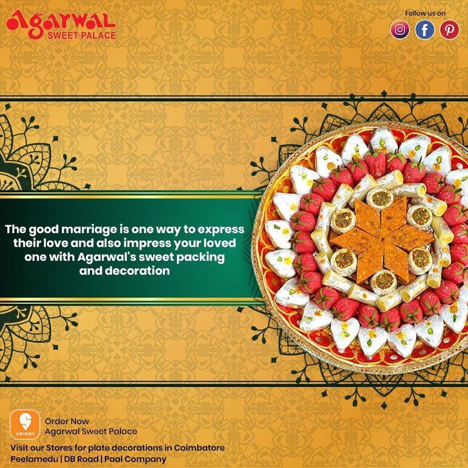 agarwal_cbe's tweet photo. Grand Plate Decorations for your wedding from Agarwal's.

https://t.co/MVrGoBJq0R

#specialsweets #coimbatore #sweets #plate #platedecor #platedecoration #agarwalsweets #agarwal #sweetgiftboxes #bestsweetshop #sweetdecoration #platedecorationideas https://t.co/fPxhz6xgzy