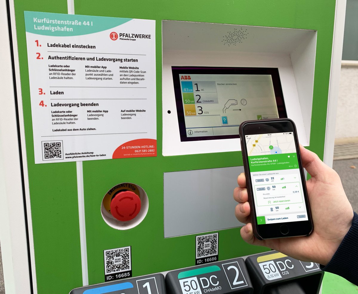 Pfalzwerke's tweet image. Gemeinsam mit #Virta bringen wir mit Pfalzwerke #Charge eine neue App in die App Stores. Mit ihr kann ab sofort an allen Pfalzwerke-Ladestationen in #RLP, #SL und in #DEU sowie im europaweiten Hubject-Roamingverbund geladen werden: bit.ly/2TDRw3E #Emobilität #ladeservice