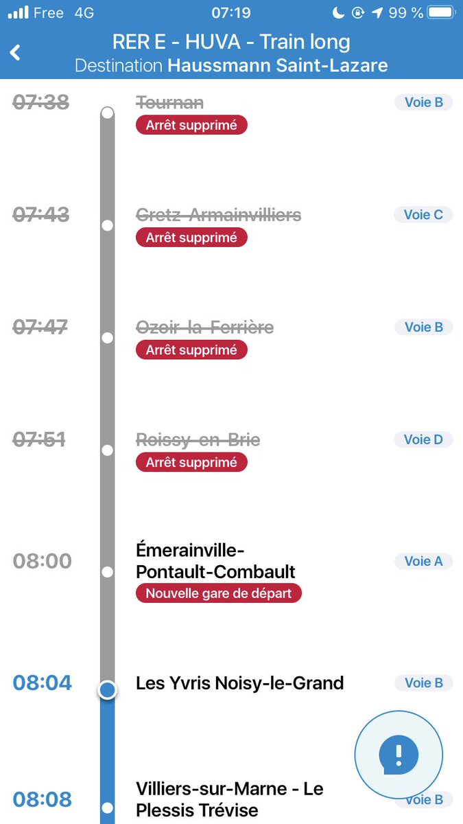 dandgsquad's tweet photo. @RERE_T4_SNCF cette info est-elle exacte ? 7:38 Tournan supprimé mais il partira de Emerainville ? https://t.co/N4PAOlm0qP
