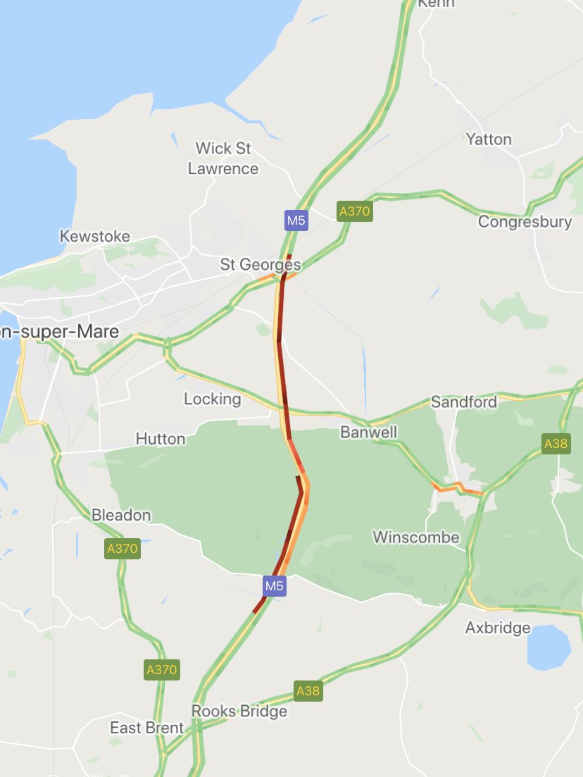 salisbury_r's tweet photo. M5 stationary both ways WSM https://t.co/24QZeR1m4K