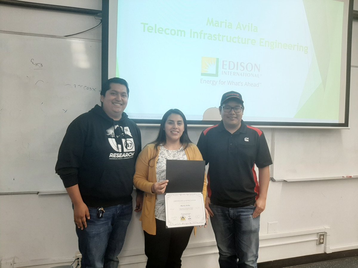 SHESSCalStateLA's tweet photo. Thank you to everyone that came to our second general meeting of the semester! Special thanks to Maria Avila for coming and speaking to us about her and Edison! 
#SHESS #shpe #CalStateLA #WeAreECST #region2 https://t.co/oNYsjgiSr4