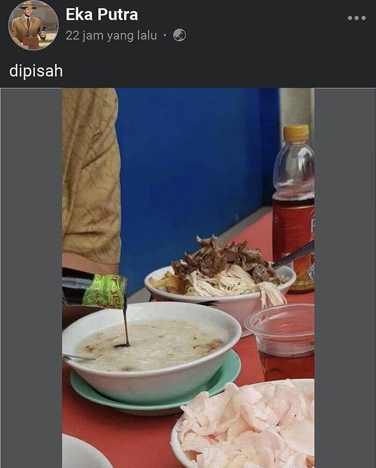 Cara menikmati bubur sesuai sekte yang dianut

Lo yang mana?